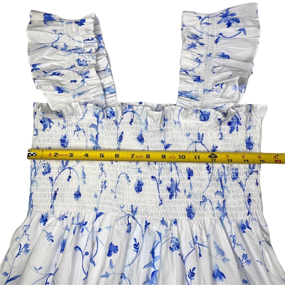 NEW Hill House Ellie Nap Dress in Blue Botanical Large - Picture 10 of 14